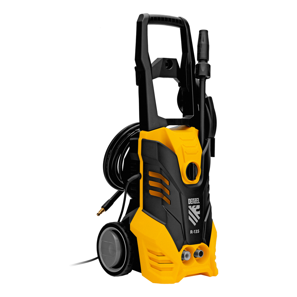 Моечная машина высокого давления R-135, 1800 Вт, 135 бар, 6 л/мин, колёсная// Denzel