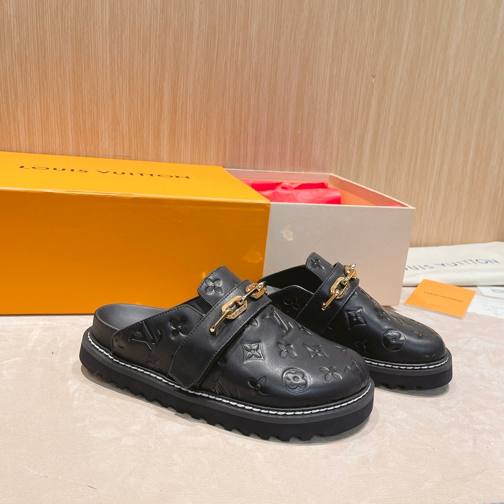 Louis Vuitton Cosy Flat Comfort Clogs