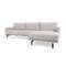 Диван Galene 3-местный с левым шезлонгом, бежевый, 254 см