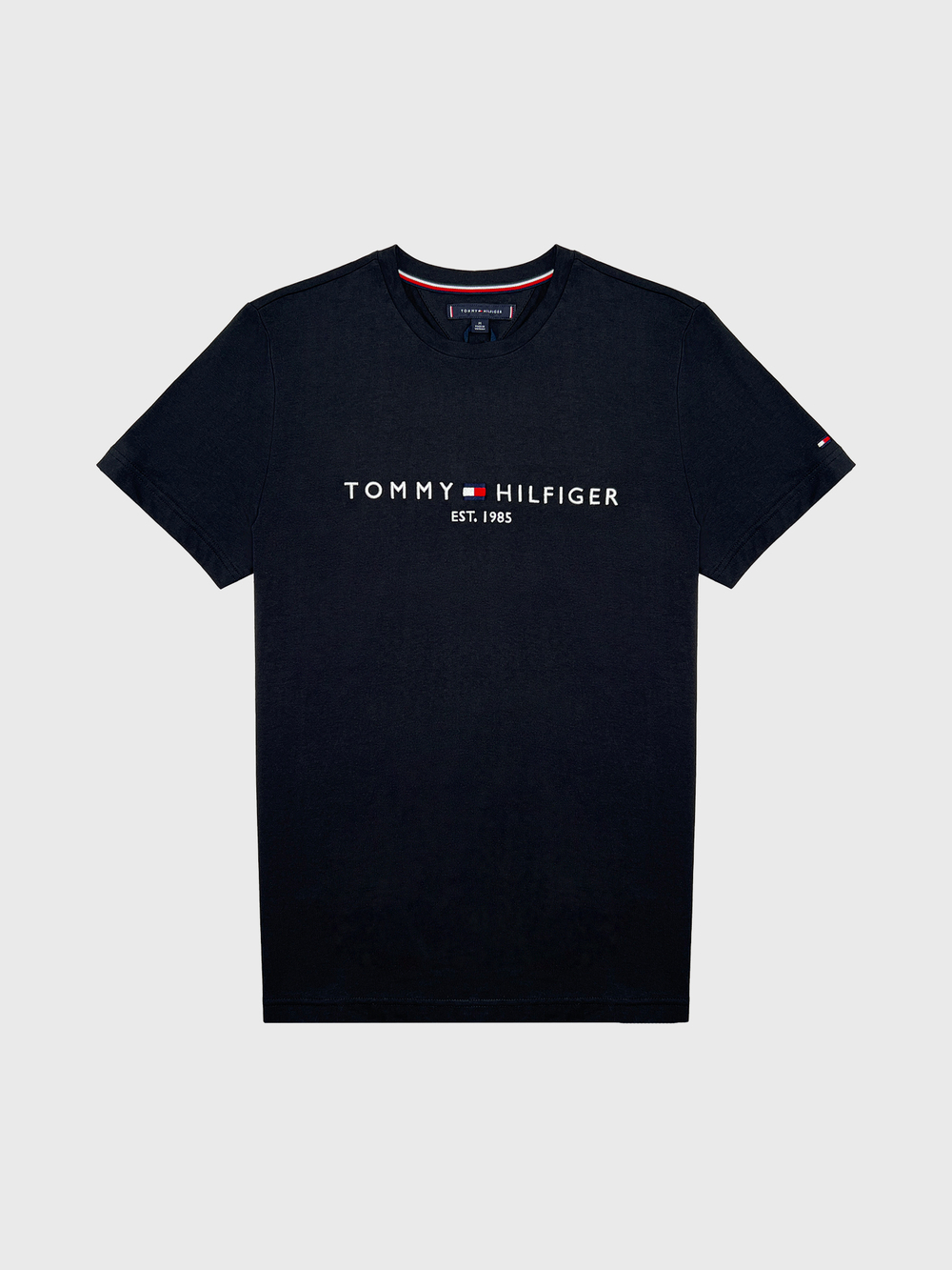 Футболка Tommy Hilfiger Organic Cotton Tommy Logo Jet Black