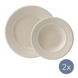 Wedgwood - Сервиз Эдме на 2 персоны / артикул   50220701085 + 50220701076  / GTIN