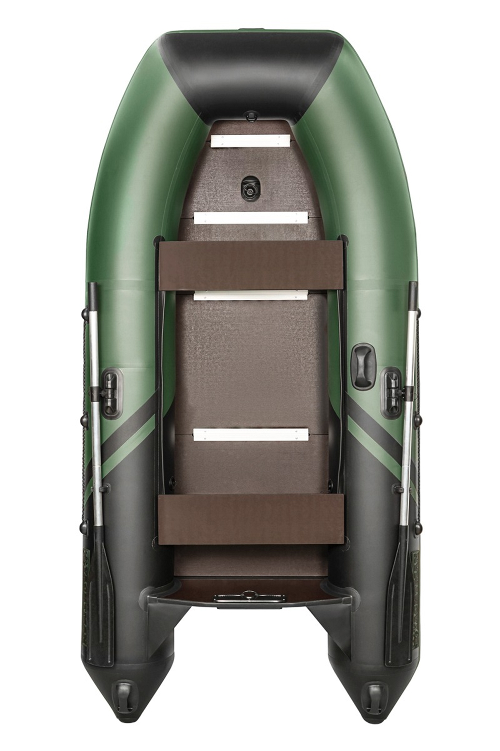 YACHTMAN-280 СК зеленый-черный + PARSUN T 3.6 BMS (комплект лодка + мотор)