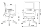 Кресло  Бюрократ MC-611N/B/418B