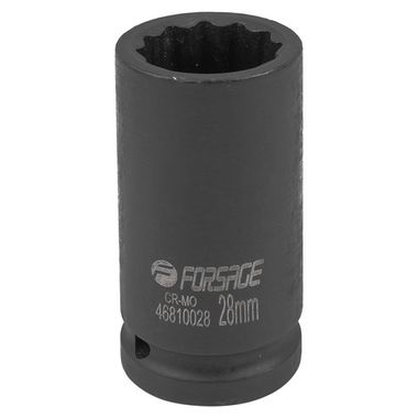 Головка ударная глубокая 3/4'', 28мм (12гр.) Forsage F-46810028
