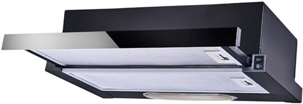Вытяжка встраиваемая CIARKO Szuflada SL-S-II Glass 60 Black 610 м3/ч, 2-х мотор, черная