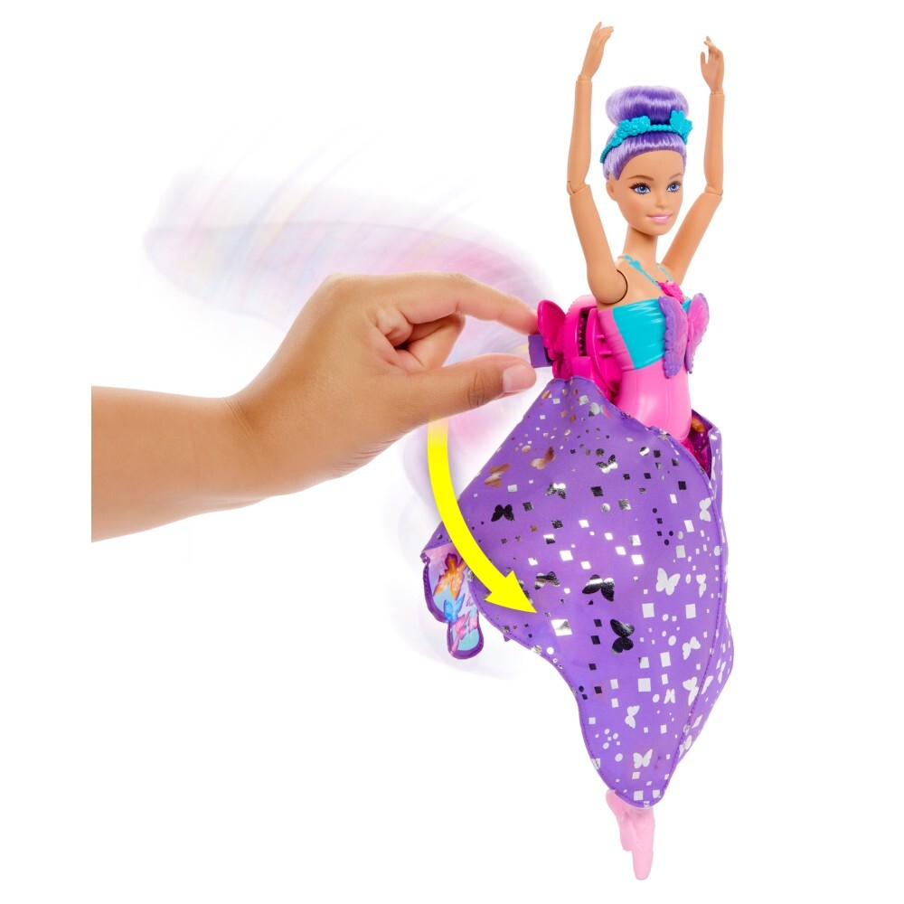 Barbie - Бабочка-балерина 2-в-1 кукла с раскладными крыльями HXJ10 / артикул   HXJ10  / GTIN 194735230709
