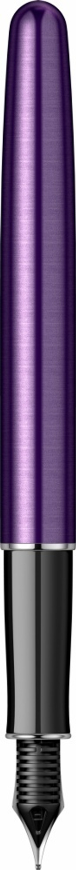 Перьевая ручка Parker Sonnet Essentials Violet SB Steel CT 2169366, перо: F, цвет чернил black, в подарочной упаковке.