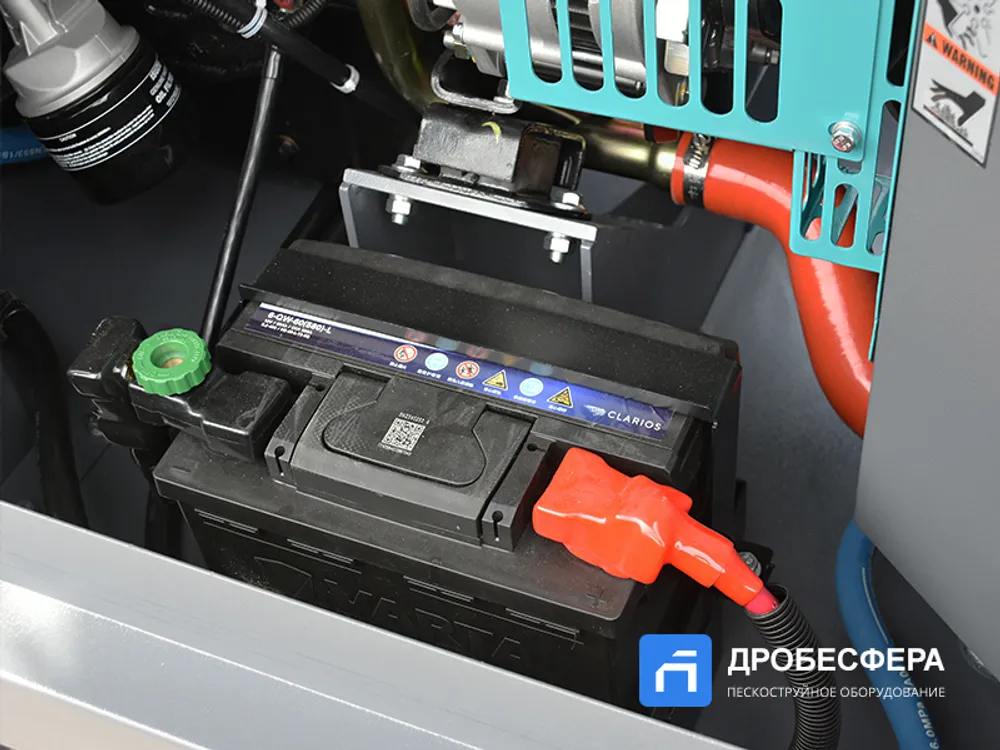 Дизельный винтовой компрессор MB190D + АС MasterBlast передвижной