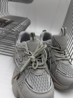 Кроссовки женские экокожа арт. 954-4 цвет "серый"