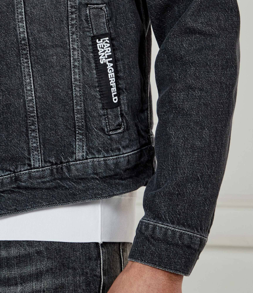 Джинсовая куртка Karl Lagerfeld Jeans - графитовый(A1M14018)