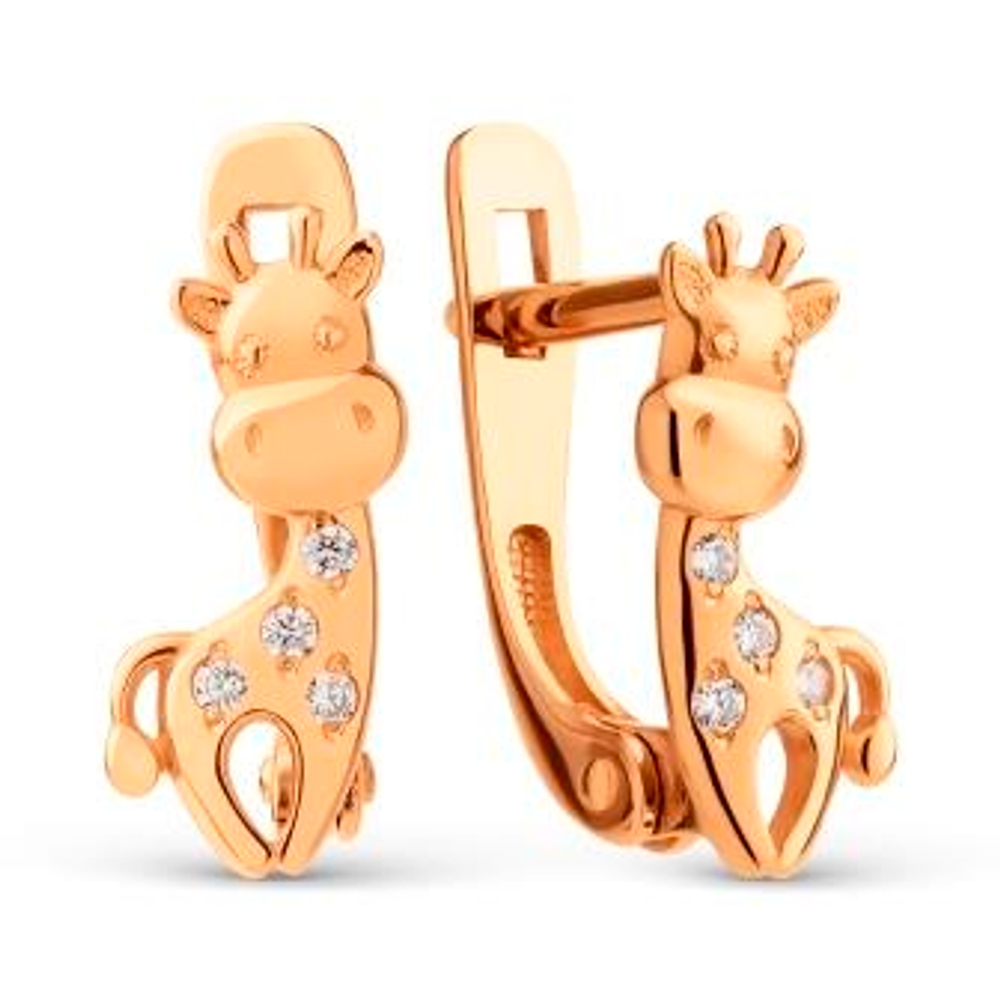 Серьги Жирафы