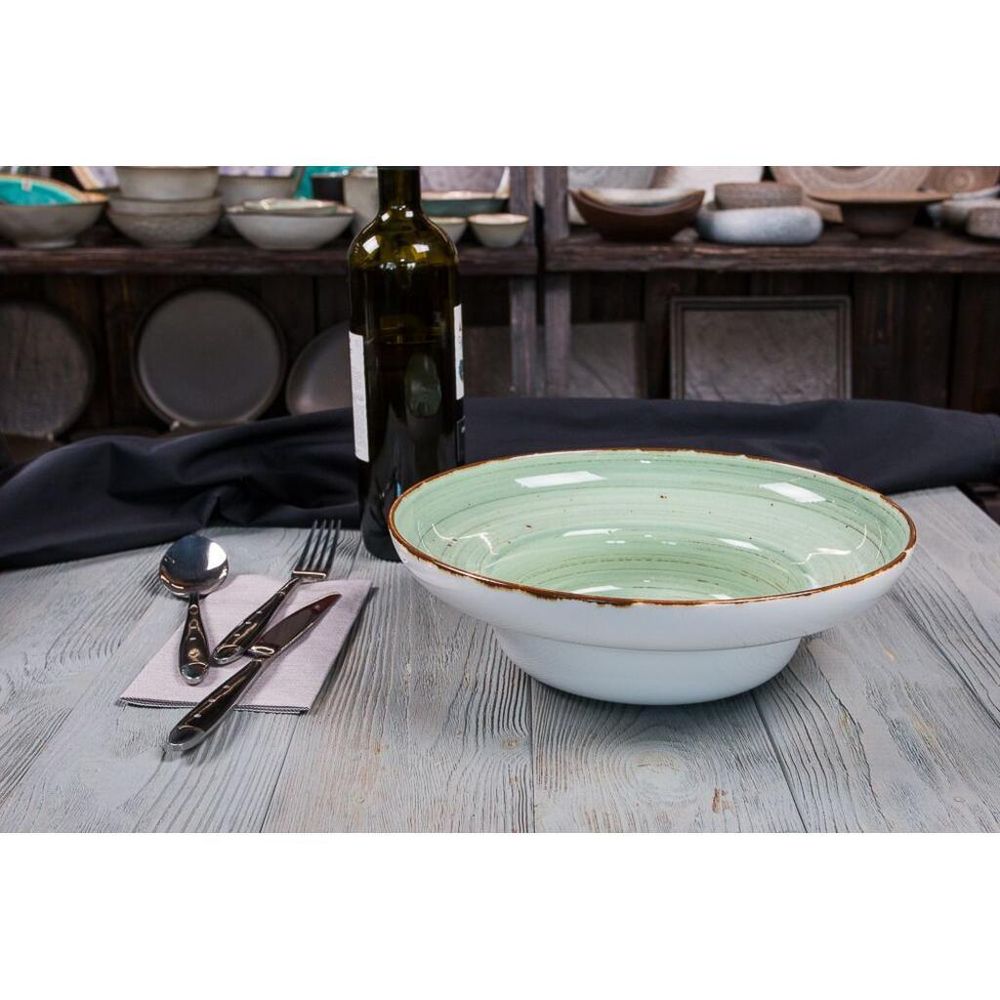 Тарелка глубокая 700 мл d 28 см h8,5см для пасты/супа/салата   Fusion P.L. Proff Cuisine [1]