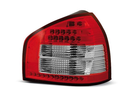 Задние фонари red white led v2 для Audi A3 8L