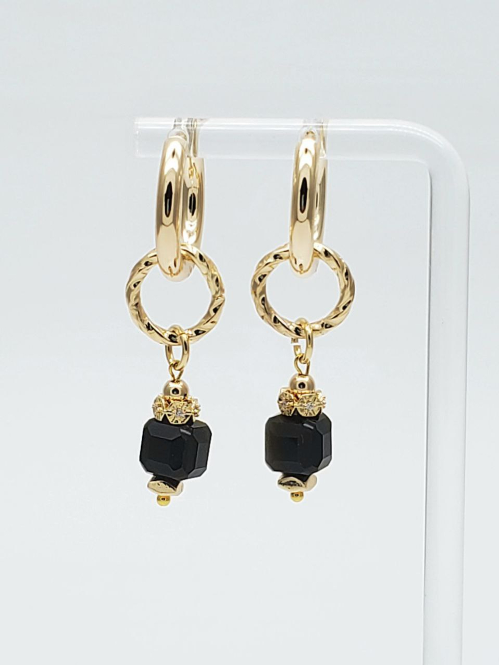 91001501 Серьги Роман с камнем - Тайна Тикаль