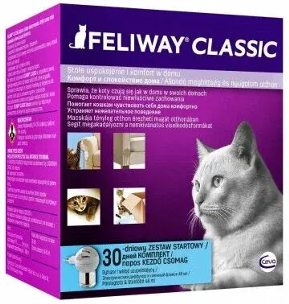 CEVA Feliway Classic Средство успокоительное для кошек с феромонами