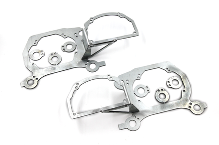 BMW 5 F10 (2009-2013) переходные рамки для установки 4 линз (комплект, 2шт)