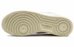 Кроссовки Nike Air Force 1 Utility White Light Cream Pu (Женская размерная сетка)