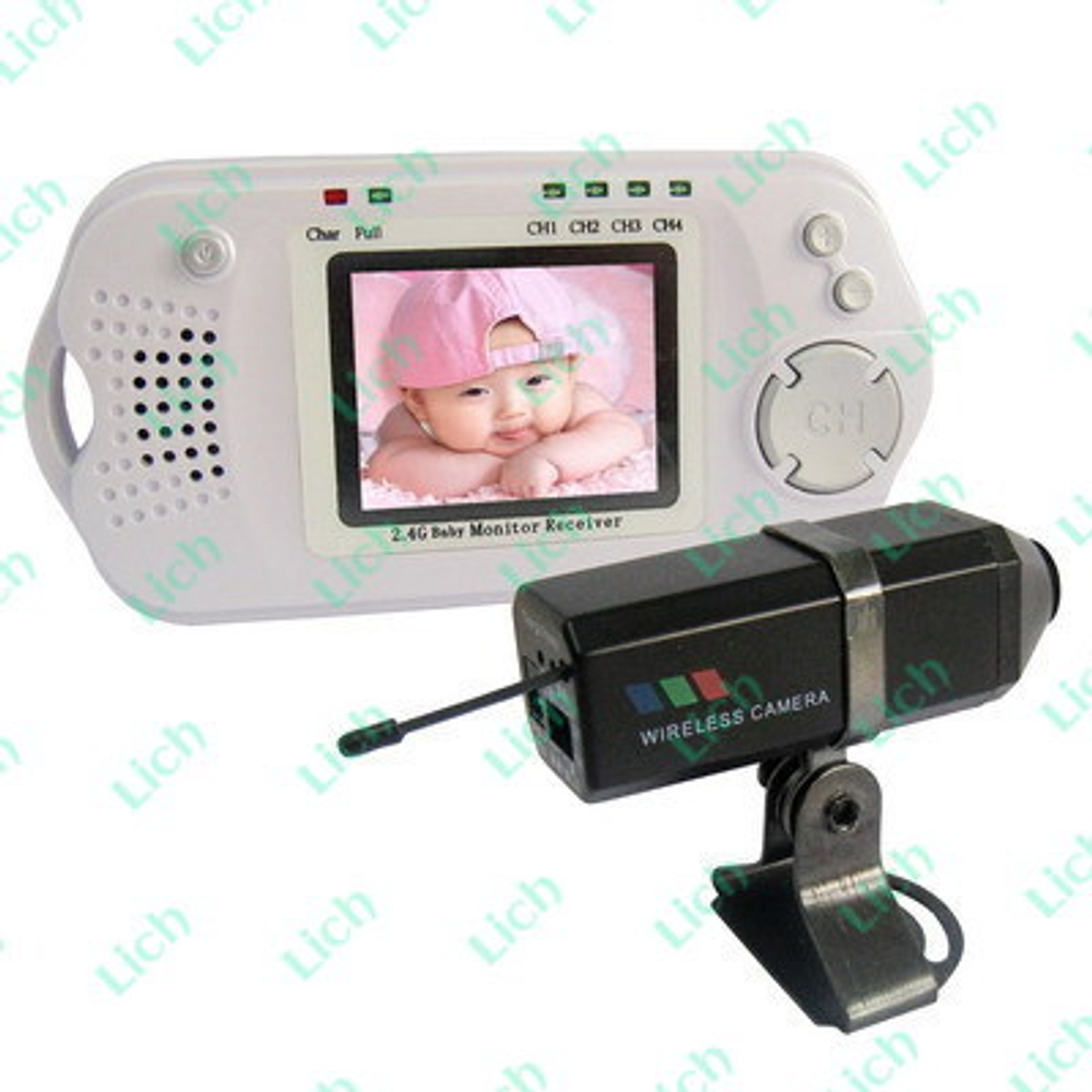 Радио-няня детская с функцией видео и 2.5" ЖК-дисплеем