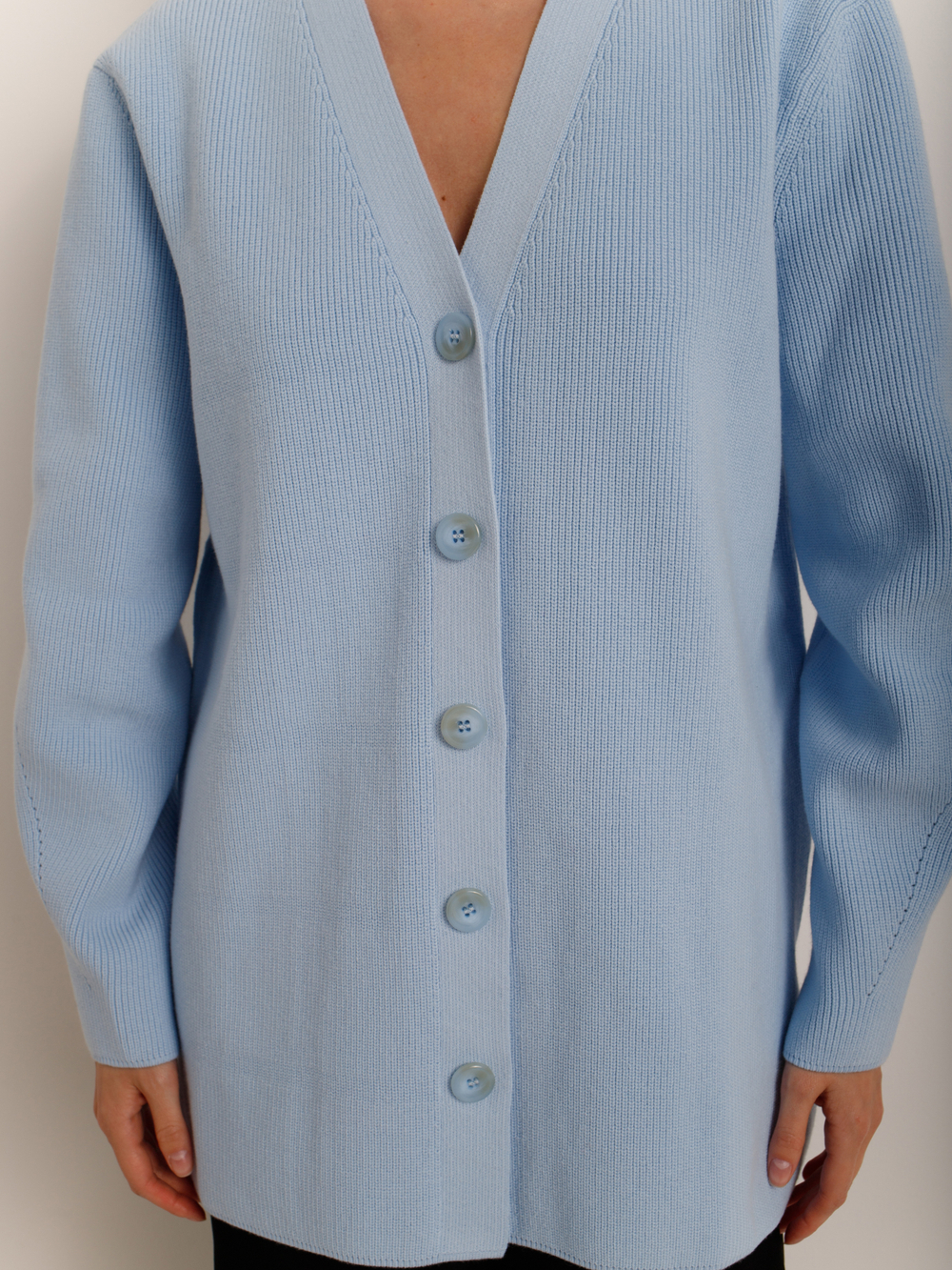 Кардиган удлиненный из хлопка