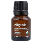 Cliganic, Boost of Clarity ™, органическое эфирное масло, чайное дерево, 10 мл (0,34 жидк. Унции)