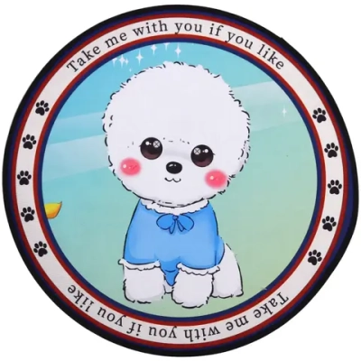 Коврик - лежанка для животных «ЛАПУСИКИ», мистер Айки, цвет как на фото d-60см (лейбл)