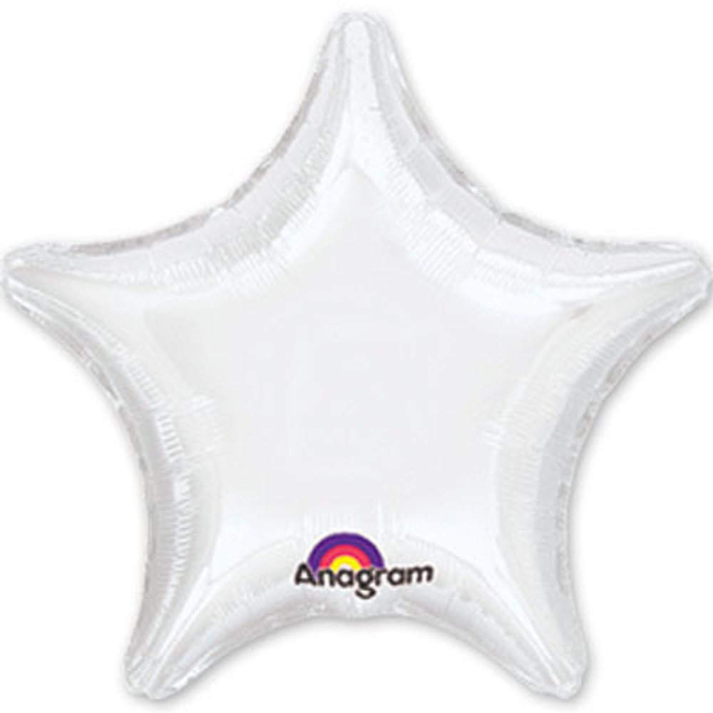 А 19"/48 см, Звезда, Пастель, Белый (White), 1 шт
