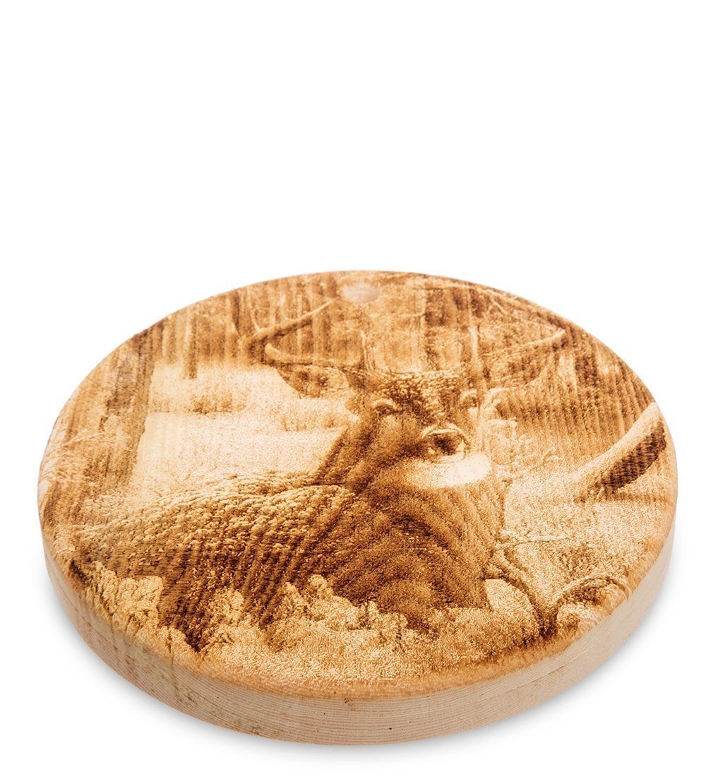 GAEM Home КД-04/136 Доска разделочная круглая «Олень»