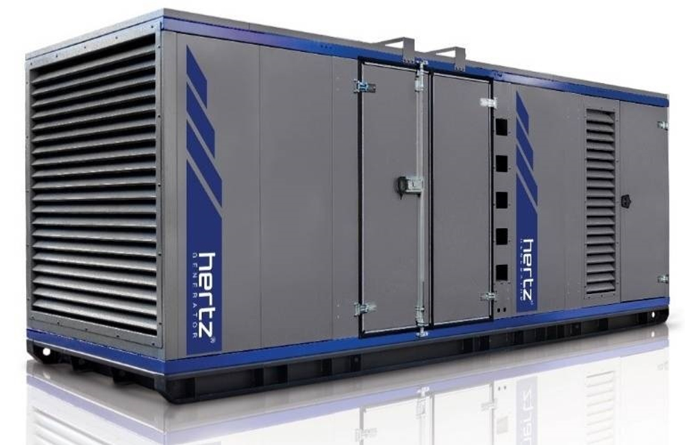 Дизельный генератор Hertz HG 712 BC в кожухе с АВР