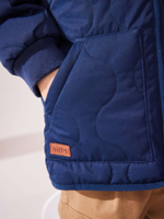 Куртка стеганая с флисовой подкладкой Next Q56-471, Темно-синий