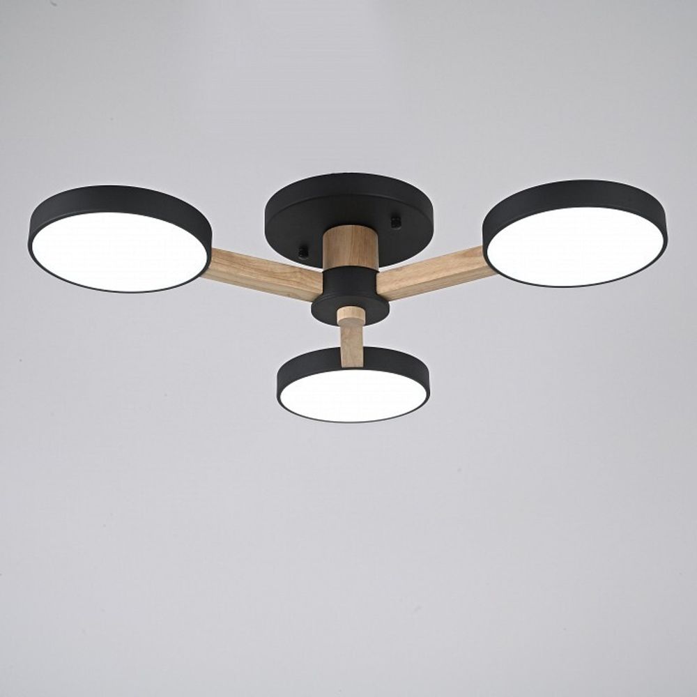 Люстра на штанге Imperiumloft TURNA Black TURNA01