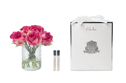 nan HERRINGBONE CLEAR MAGENTA rose budsБукет Cote Noire Розовый