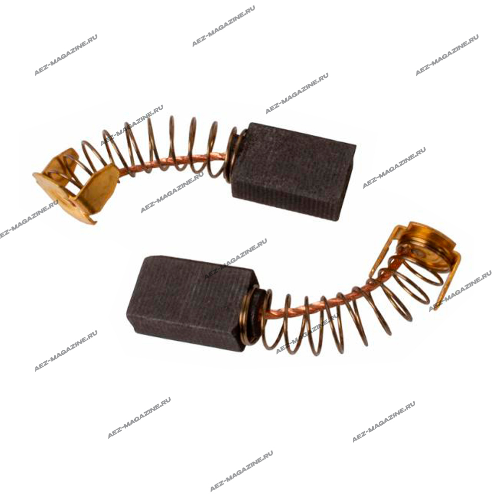 Электроугольная щетка 6.5х13.5х18 Пружина, пятак-уши(для МАКИТА СВ-153А)