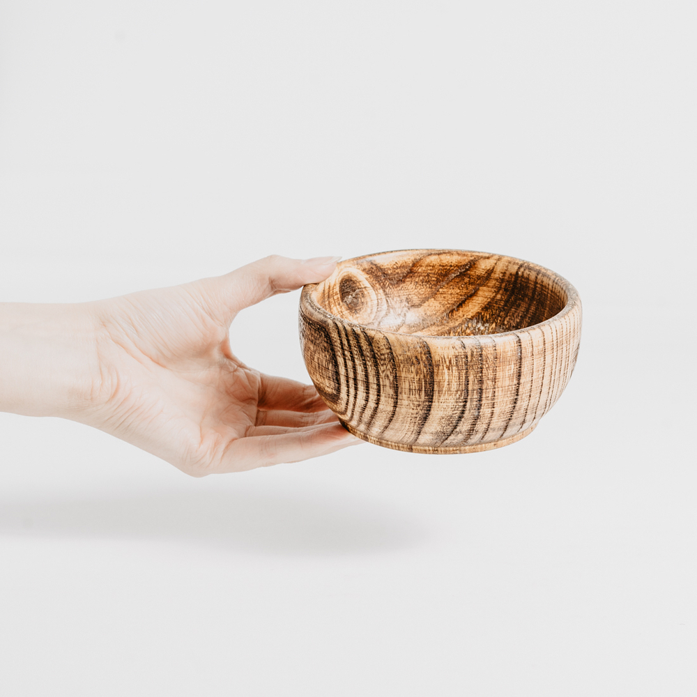 Набор из двух деревянных чаш Art of Siberia из сибирского вяза 12,5 см и 10,3 см. TN39
