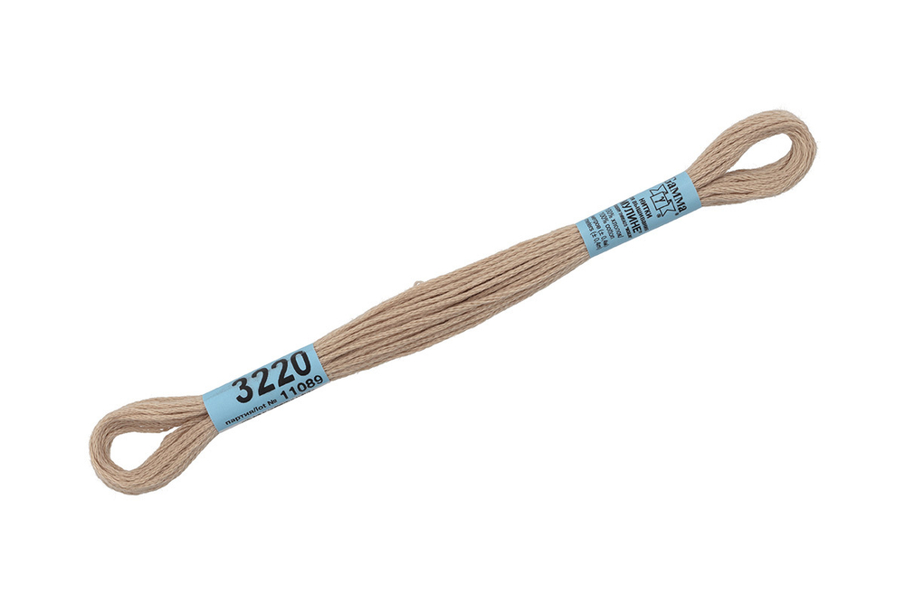 Мулине  "Gamma", 100% хлопок, 8 м, №3220