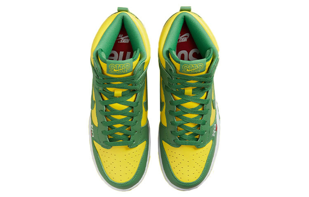 Кроссовки Supreme X Nike Dunk "Brazil"