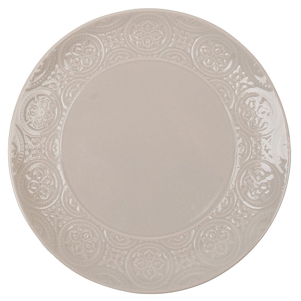 Блюдо сервировочное "Пастель" d=27м. h=2,5см. (4вида) (min4) (транспортная упаковка)