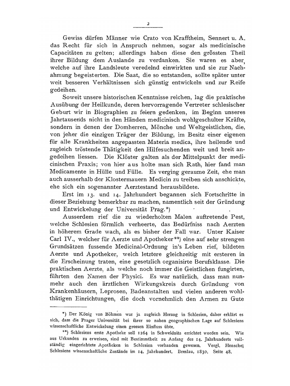 Lebensbilder hervorragender schlesischer Ärzte aus den letzten vier Jahrhunderten | J. Grätzer