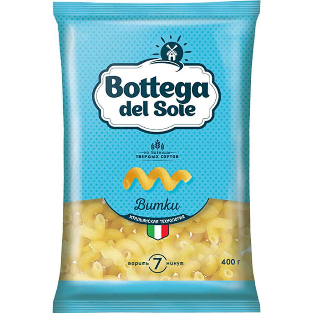 Макароны Bottega del Sote Витки 400 гр