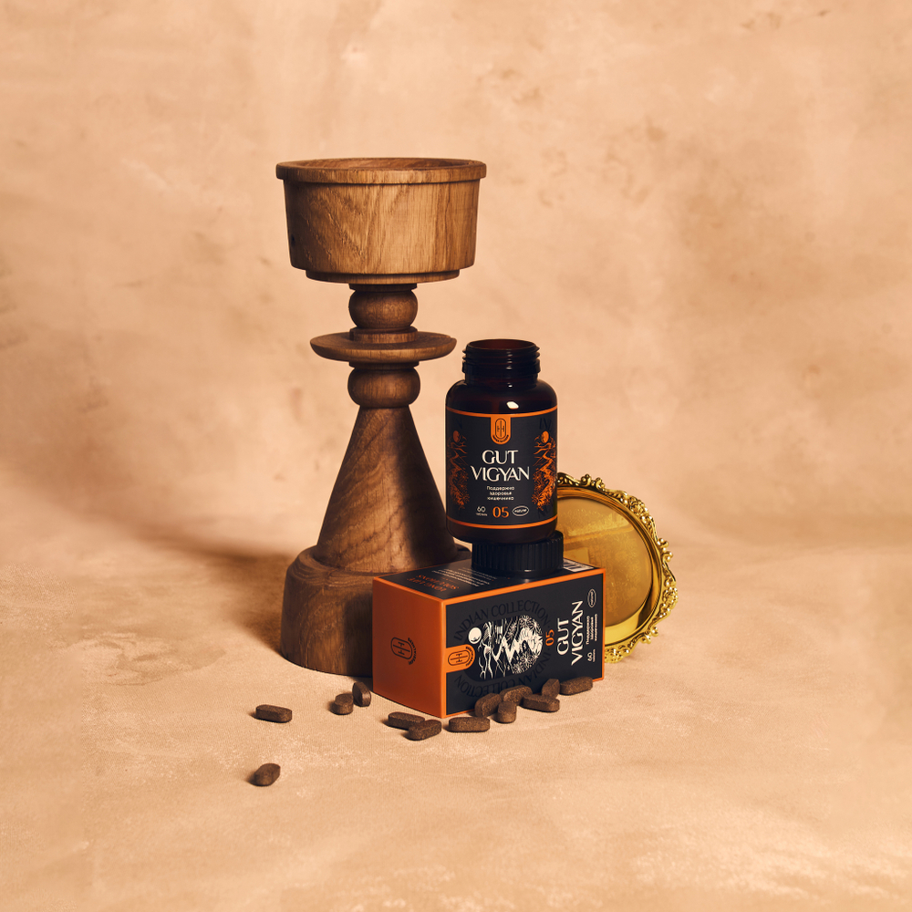 GUT VIGYAN Аюрведический комплекс ГАТ ВИГЯН Восстановление кишечника 60шт