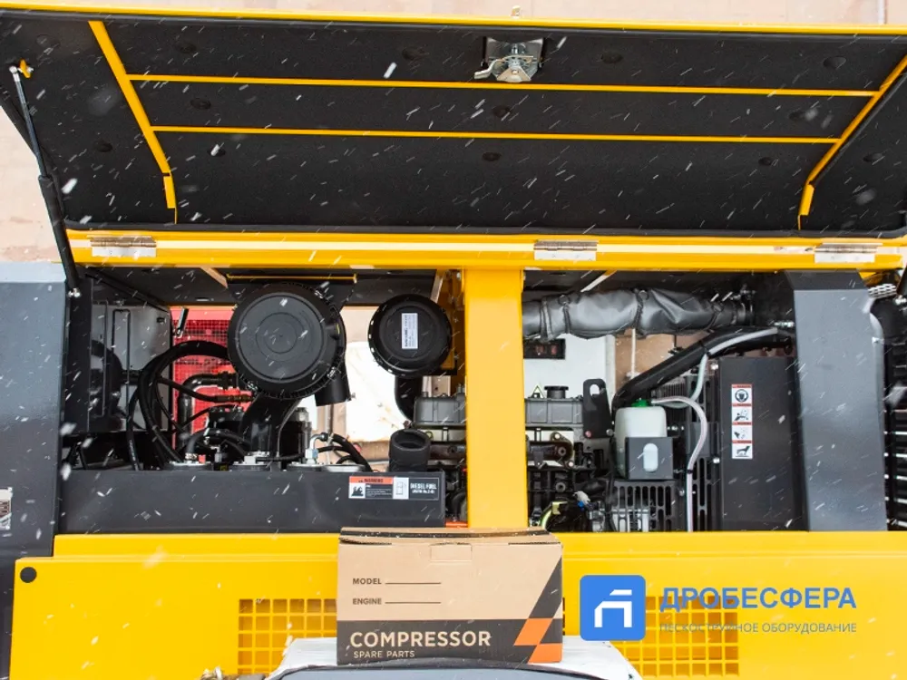 Передвижной компрессор ET SD-185T-7 на шасси
