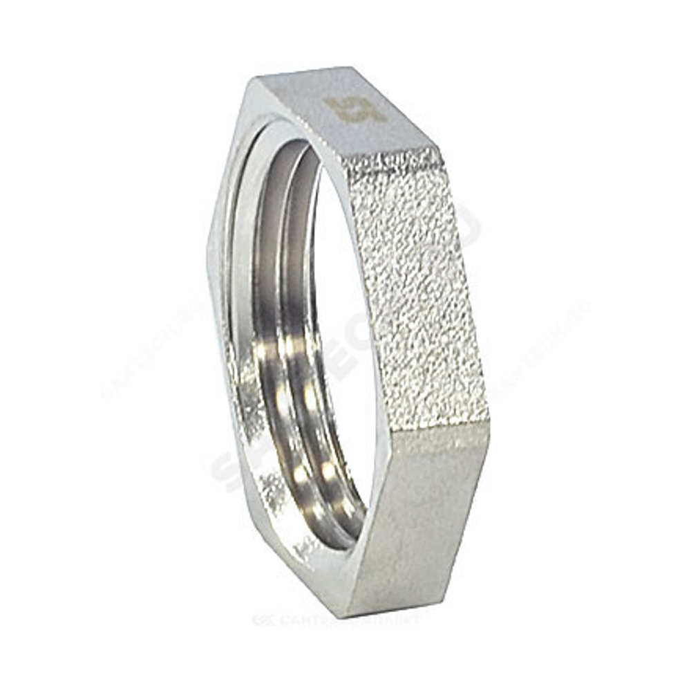 Контргайка латунь никель Ду 40 (1 1/2") ВР SantechSystems