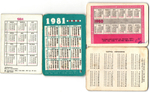 №16 Набор из 4 переливных Календариков. Мультфильмы СССР 1980, 1981, 1982, 1994 год