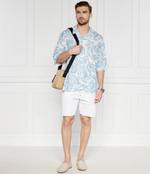 Рубашка Lapis_3 BOSS ORANGE - голубой(50514572)