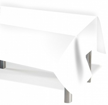 Скатерть одноразовая Мастхэв Белый 137*274 см.