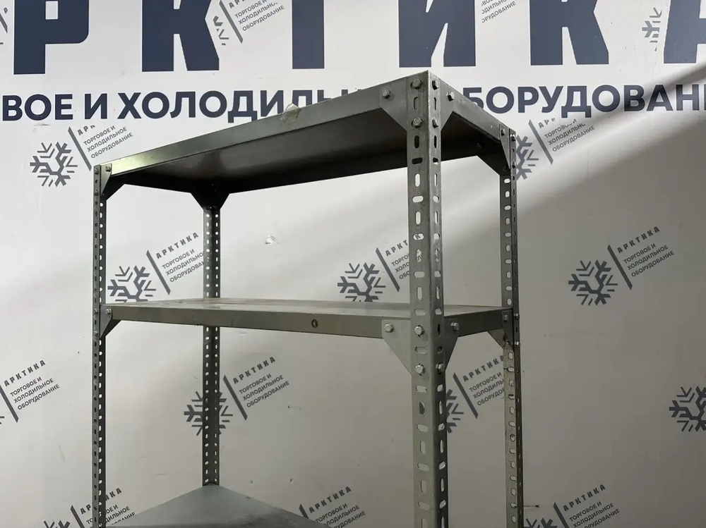 Стеллаж складской оцинкованный 114х60х180 (разборный)