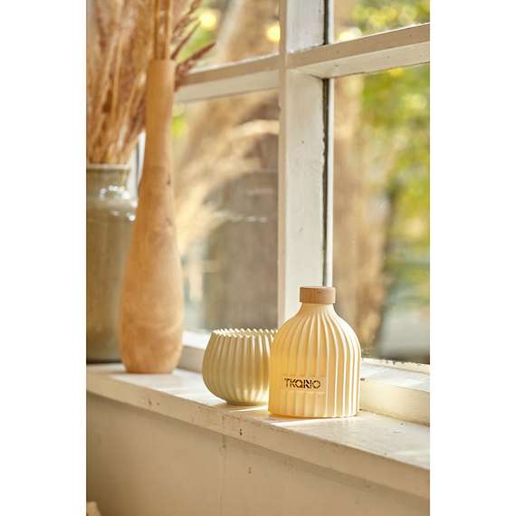 Свеча ароматическая vetiver &amp; black cypress из коллекции edge, бежевый, 30 ч