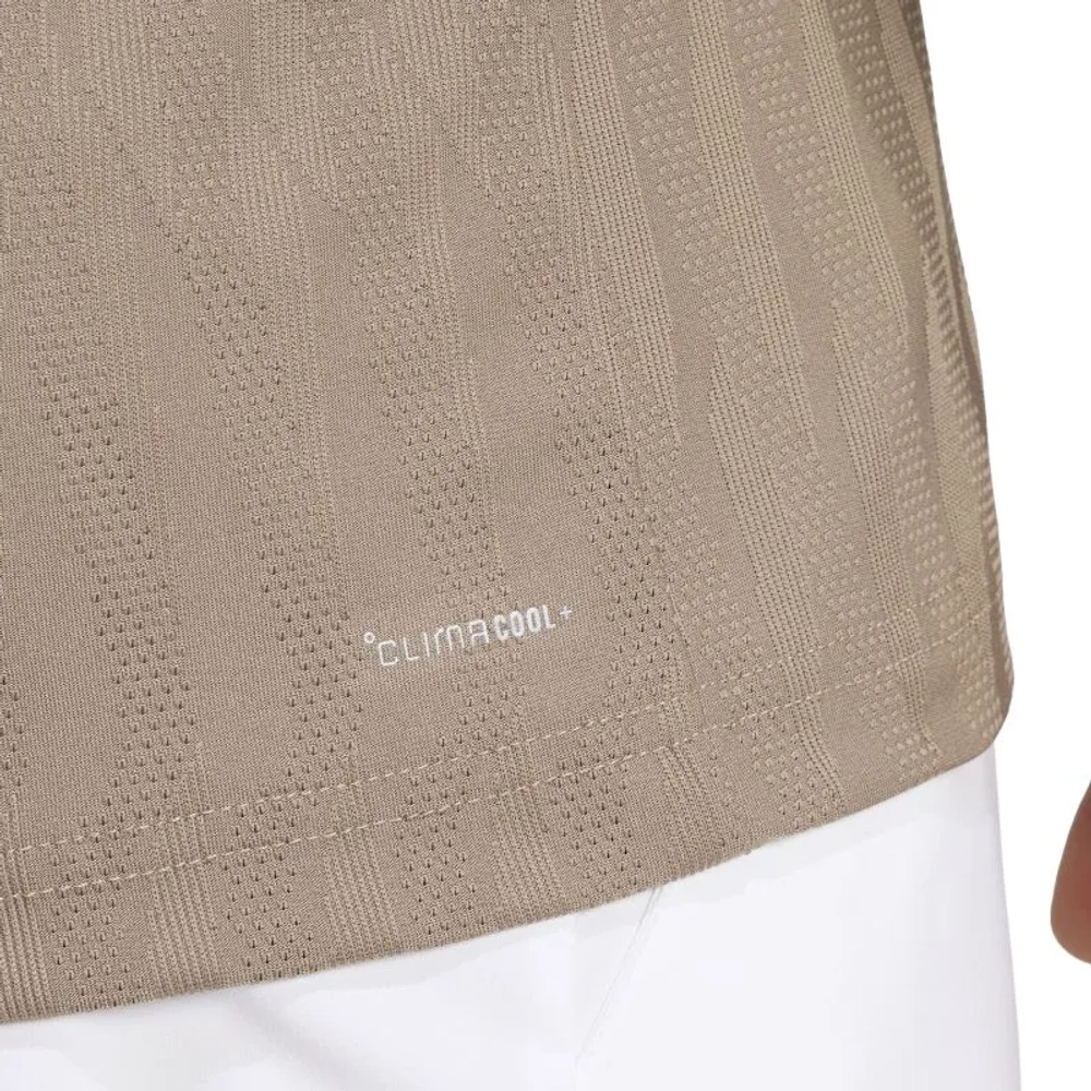 Мужское теннисное поло Adidas Climacool+ Airchill Freelift - khaki six