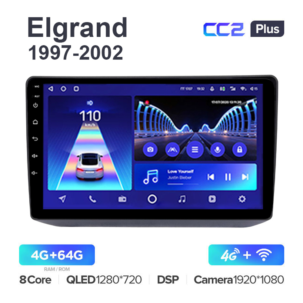 Teyes CC2 Plus 9"для Nissan Elgrand 1997-2002