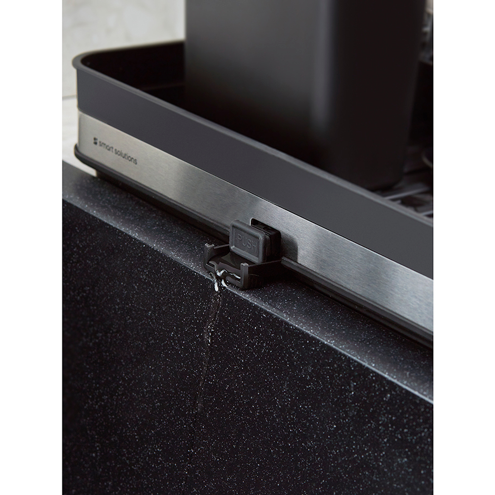 Сушилка для посуды atle раздвижная большая, черная