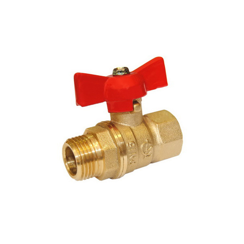 Кран шаровой 3/4'' вн/нар бабочка 11б27п1 Стандарт 231 ГАЛЛОП/ PN40